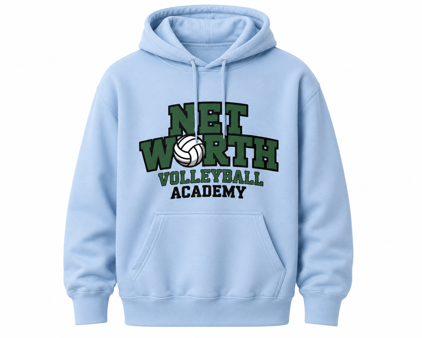 Net Worth Hoodie (BLUE)
